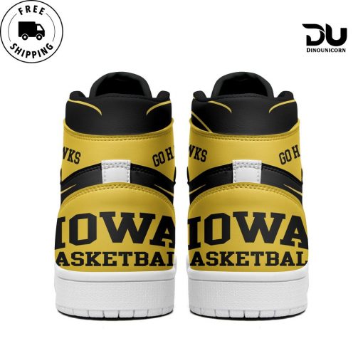 Iowa Basketball Air Jordan 1 High Top