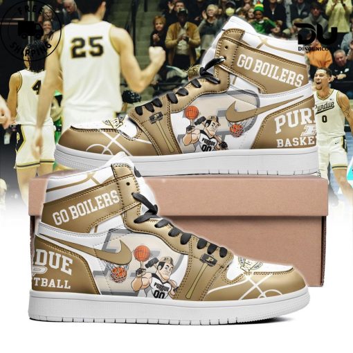 Purdue Basketball Air Jordan 1 High Top