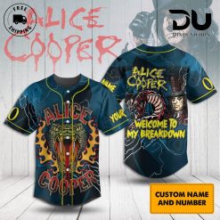 Alice Cooper Custom Jersey Shirt