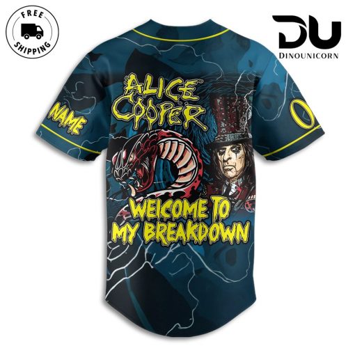 Alice Cooper Custom Jersey Shirt