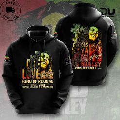 Bob Marley 3D Hoodie