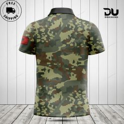 Customize Albania Coat Of Arms Camouflage Polo Shirt