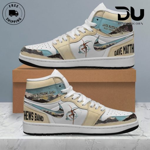 Dave Matthews Band Air Jordan 1 White