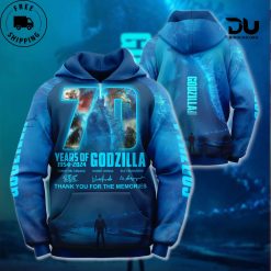 Godzilla 70th Anniversary 3D Unisex Hoodie