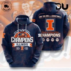 Illinois Fighting Illini Men’S Basketball 3D Hoodie