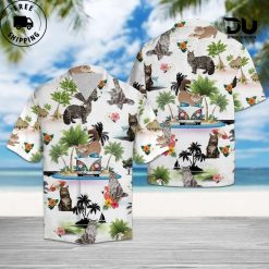 Maine Coon Vacation Hawaiian Shirt