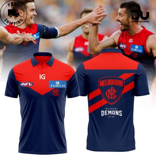 Melbourne Demons FC AFL Polo Shirt