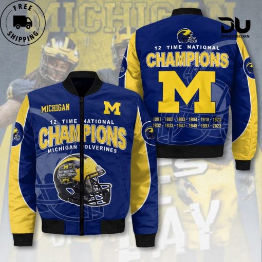 Michigan Wolverines Football Club Bomber Jacket