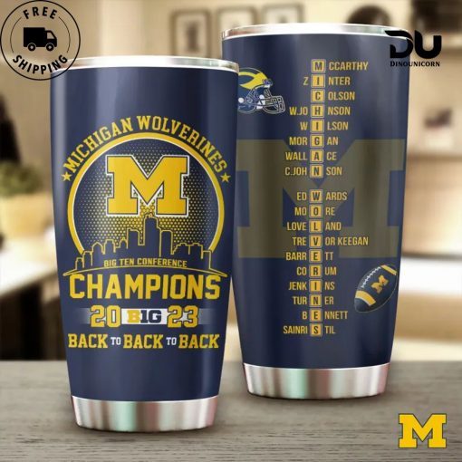 Michigan Wolverines Football Tumbler Cup