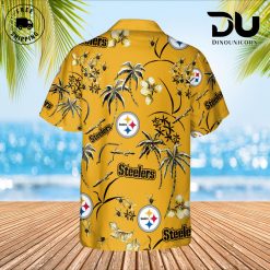 NFL Steelers Mascot Custom Name Hawaiian Shirt