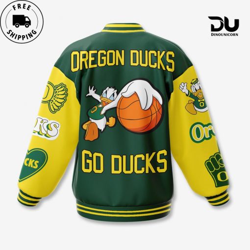 Oregon Ducks Basketball Bomber Jacket