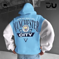 Oversized Manchester City Football Team Hoodie