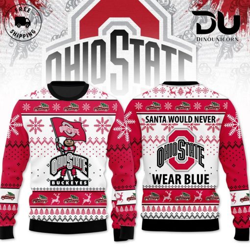 Premium Ohio State FBS Christmas Sweater