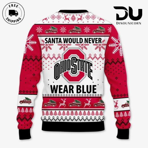 Premium Ohio State FBS Christmas Sweater