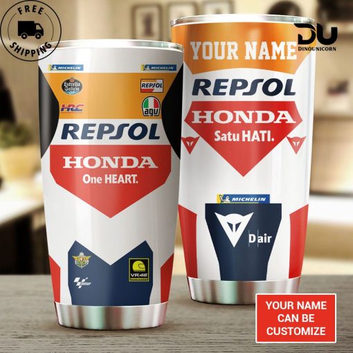 Personalized Repsol Honda Racing Team Tumbler Cup