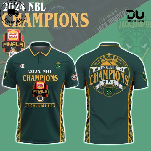 Tasmania JackJumpers – NBL Champions 2024 Polo Shirt Limited Edition