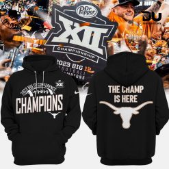 Texas Longhorns 2023 Big 12 Football Conference Champions Hoodie