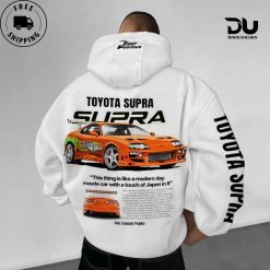 Unisex Fast And Furious Toyota Supra Sports Car Hoodie