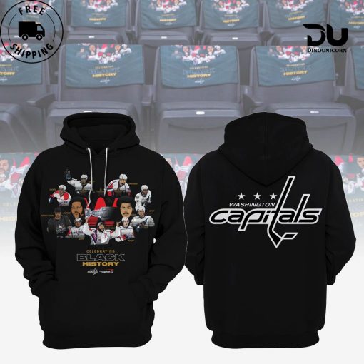 NHL Washington Capitals Black History Hoodie