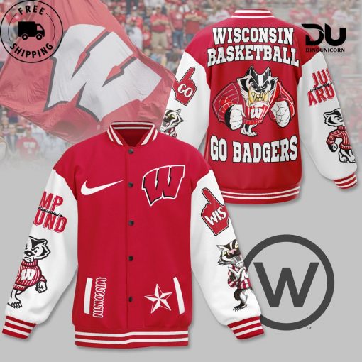 Wisconsin Badgers Basketball Bomber Jacket