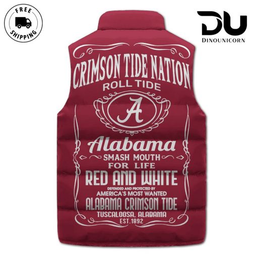 Alabama Crimson Puffer Vest