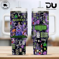 Beetlejuice Stanley Tumbler