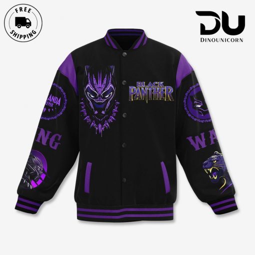 Black Panther Baseball Jacket