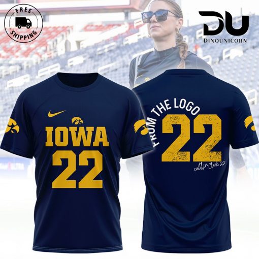 Caitlin Clark Iowa Hawkeyes “From the Logo 22” T-Shirt