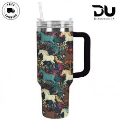 Horse Flower Stanley Tumbler