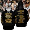 Iowa Hawkeyes 2024 B1G Women’s Basketball Champions Zip Hoodie