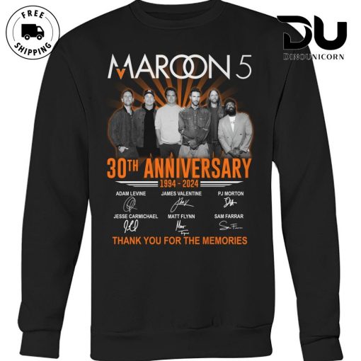 Maroon 5 30Th Anniversary 1994-2024 Sweater