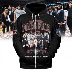 South Carolina Gamecocks 2024 NCAA Women’s Basketball “To The Final Four” Zip Hoodie