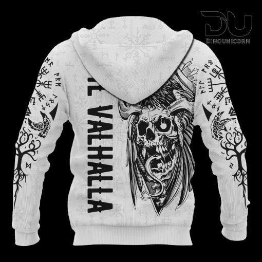 Viking Til Valhalla 3D Hoodie